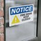 Signmission Fire Door Keep Closed OSHA Notice Sign, Vinyl Decal, 10in W x 7in L, 2PK OS-2PACK-NS-D-710-L-15661 - alternate 2